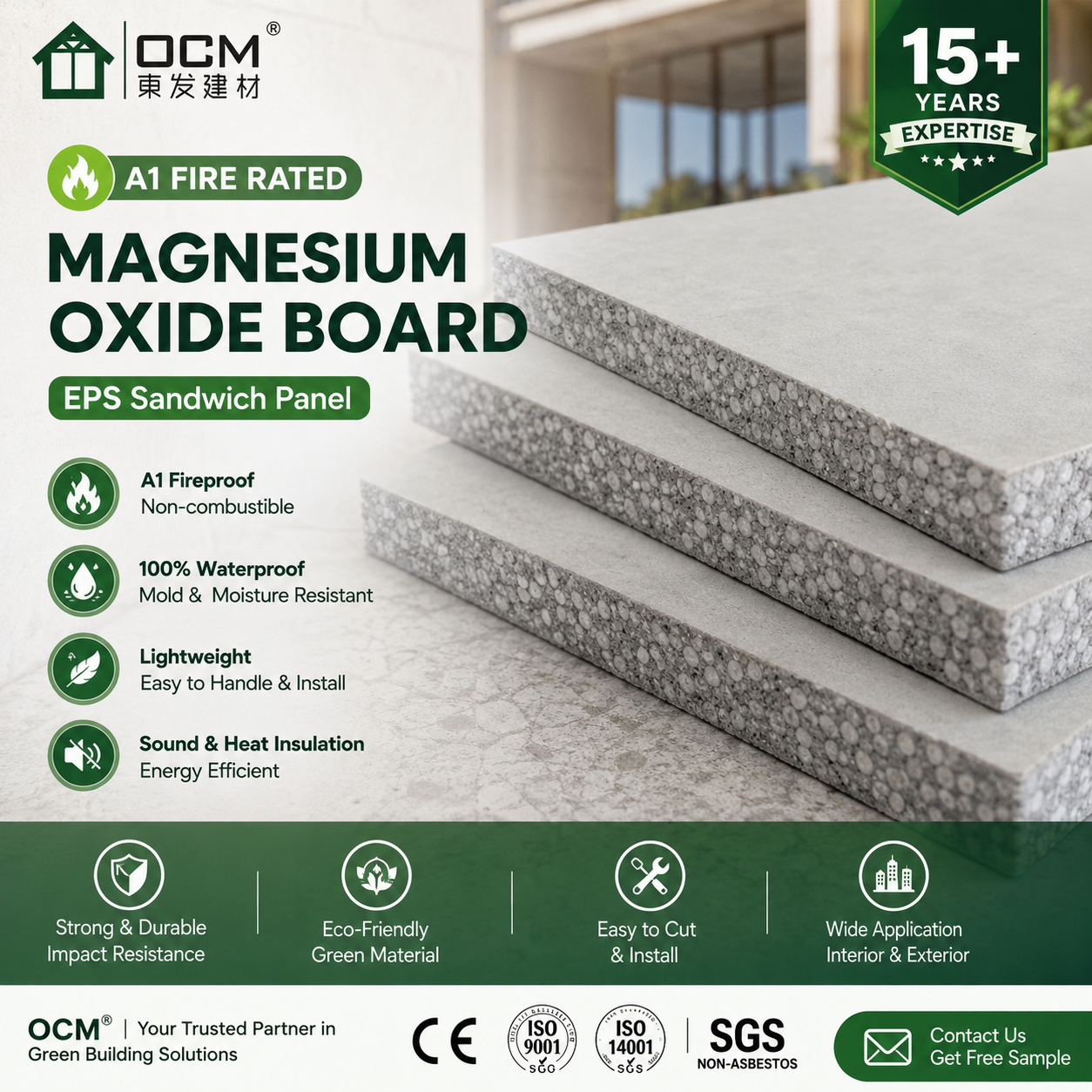 Lightweight EPS MgO Board Vs Magnesium Oxide Cement Board: Choosing The Right MgO Building Board for Modern Construction