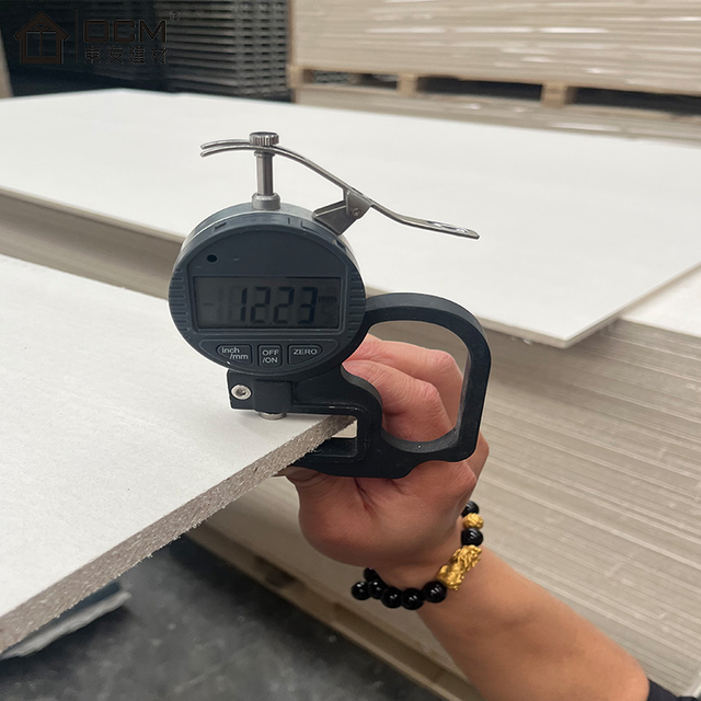OCM White Magnesium Oxide Board Fire Resistant Eco-Friendly Building Material