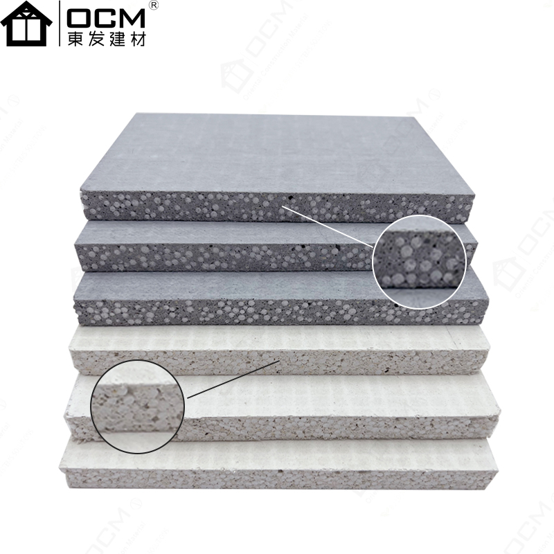 OCM Building Construction Materials Lightweight EPS Interior Partition Fireproof Magnesium Board
