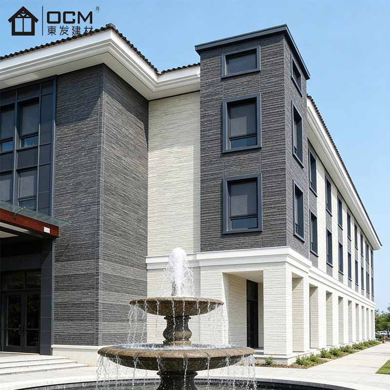 OCM 2026 Fiber Cement Boards A1 Fireproof E0 Eco-Friendly Exterior Cladding