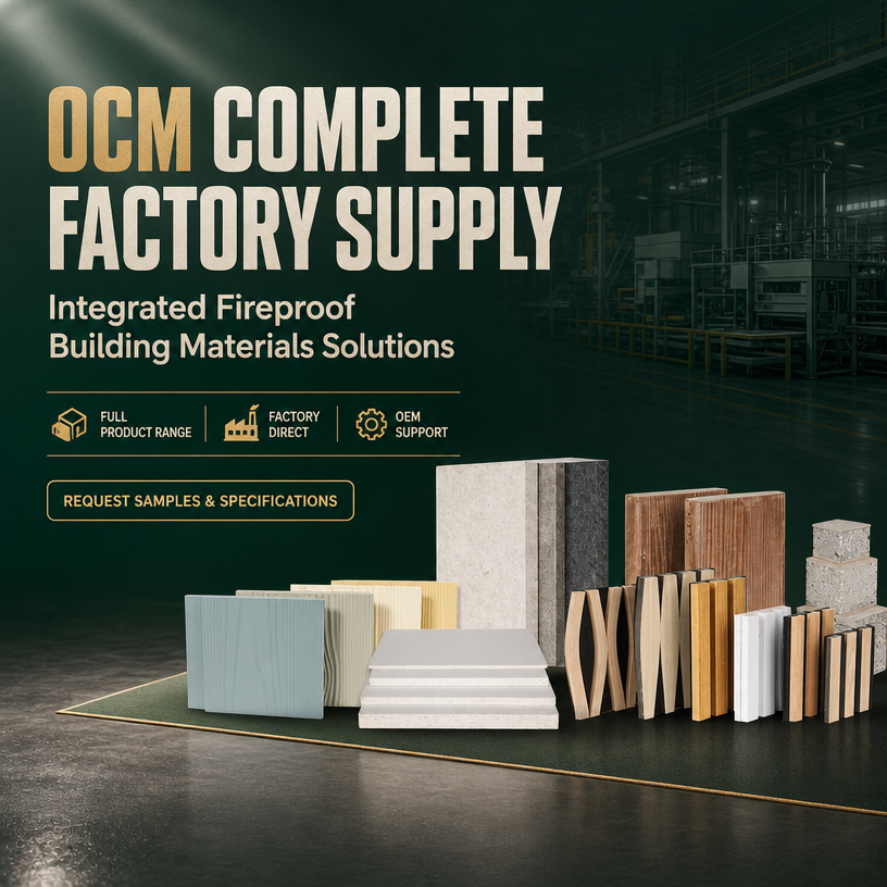 How OCM Manufactures Building Panels for Global Markets: From Material Selection And Production To OEM Export