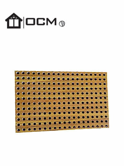 HPL laminated perforated acoustic panel