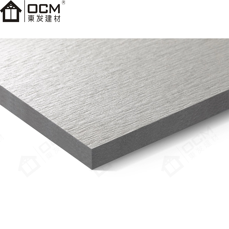 OCM Through-colored Fireproof Architectural Cladding Brushed/Polished Finish Exterior Cement Board