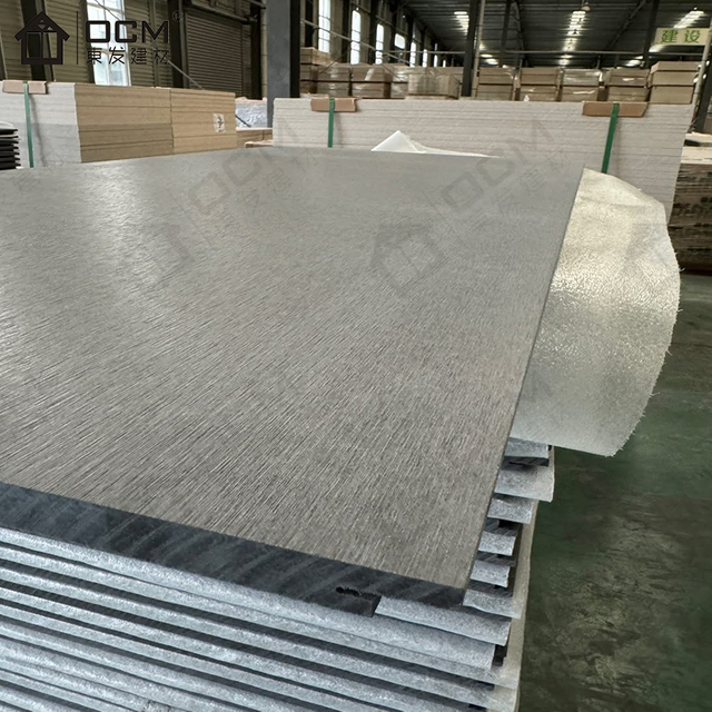 OCM 16mm Through-Color Fiber Cement Panel Facade Cladding Tongue Groove Edge Click Cladding Systems