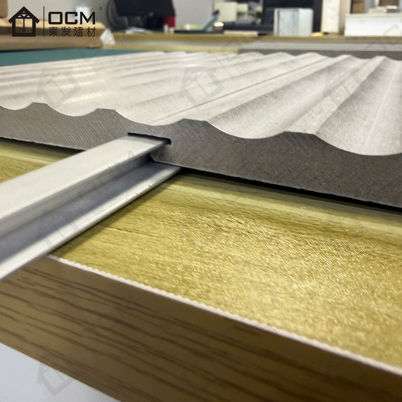 OCM Groove Profile Fibre Cement Cladding Panel - Factory Painted Texture