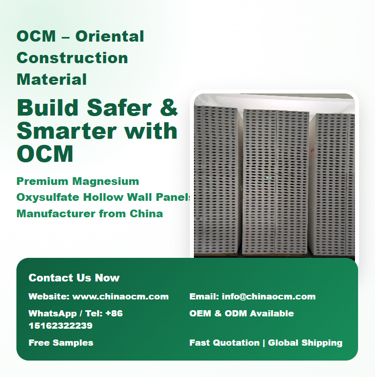 Magnesium Oxysulfate Hollow Wall Panel