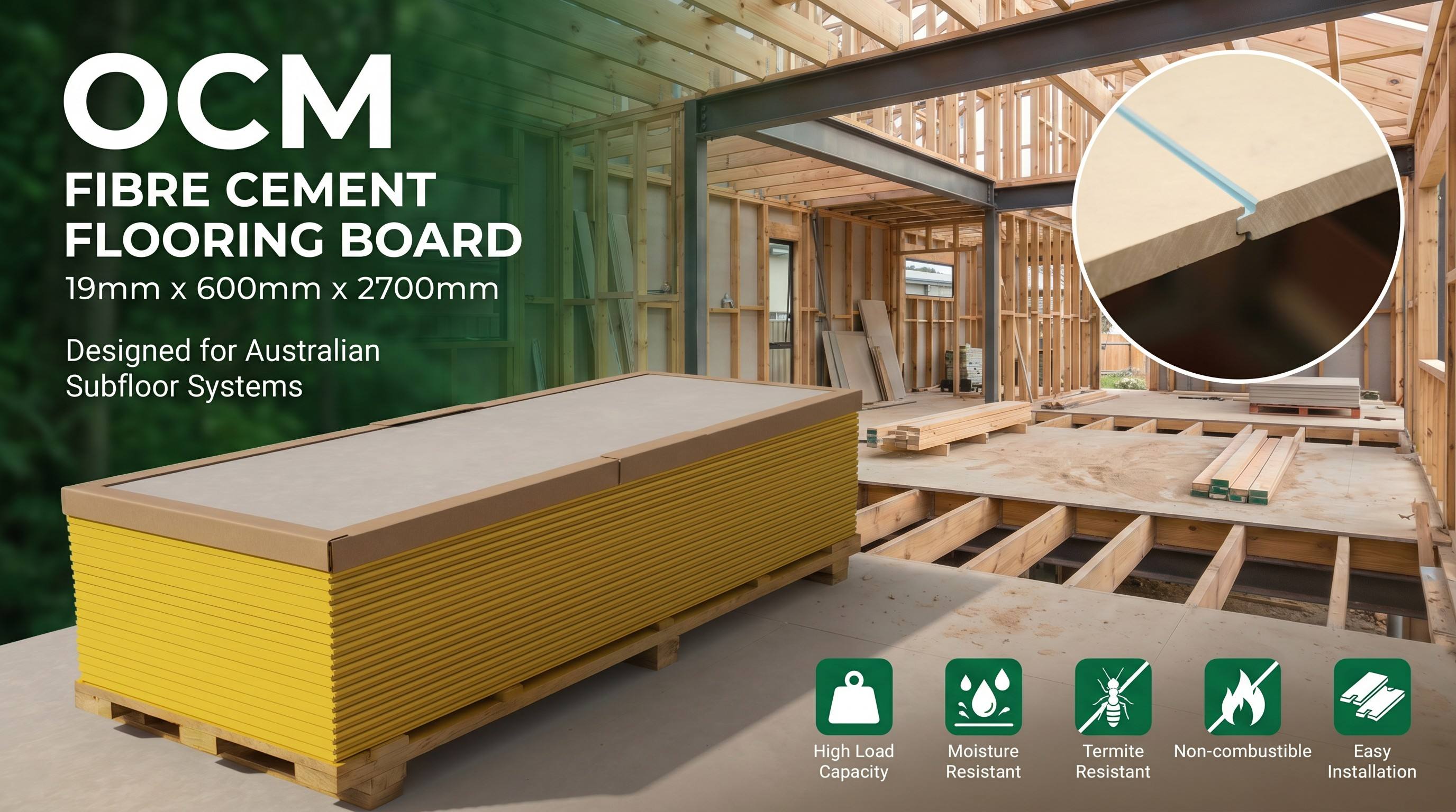 Fibre Cement Flooring Board
