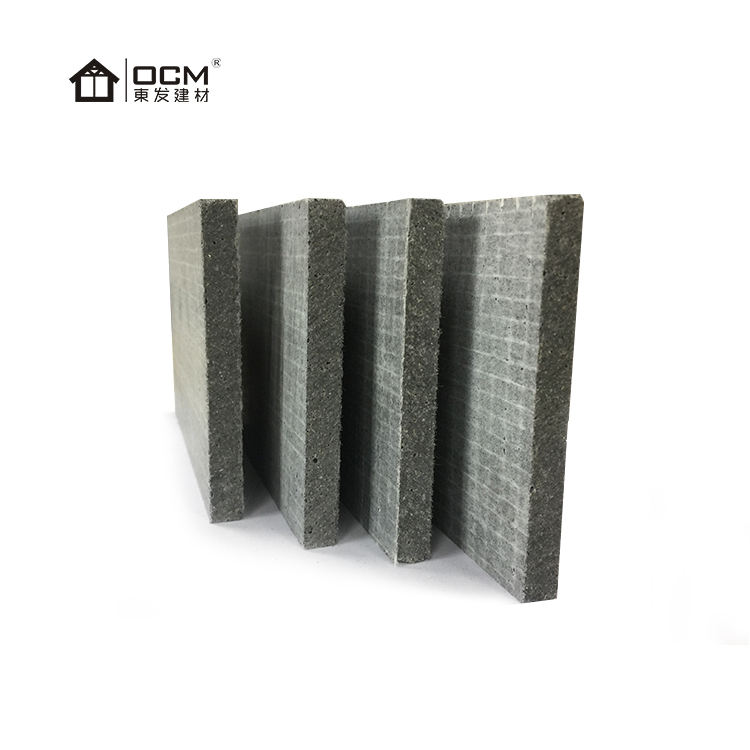 Grey color Fiberglass Mesh Enhanced MGO Cement Board