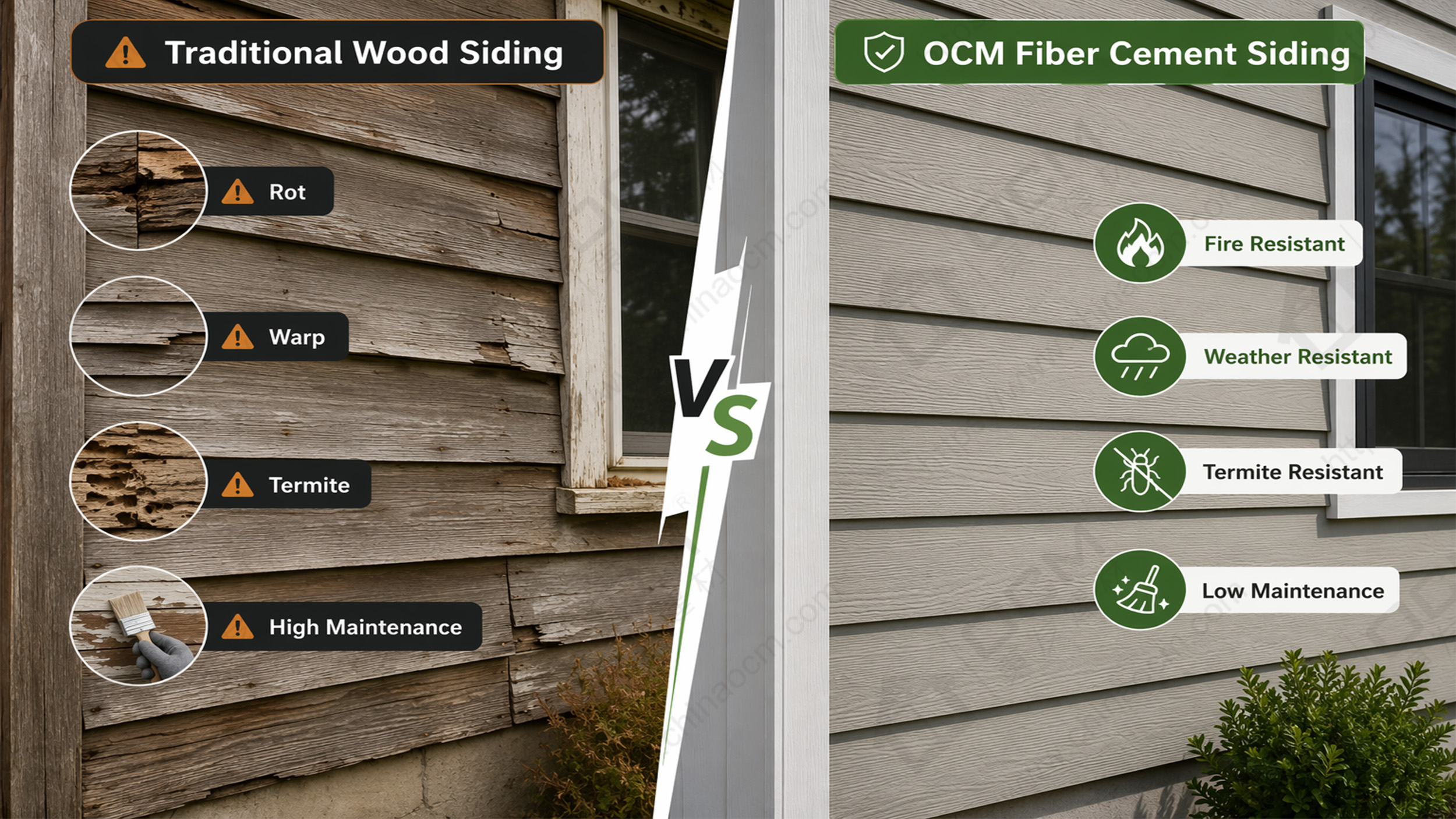USA Fiber Cement Siding: Why More Residential Builders Are Choosing Wood Grain Fiber Cement Lap Siding Over Traditional Wood