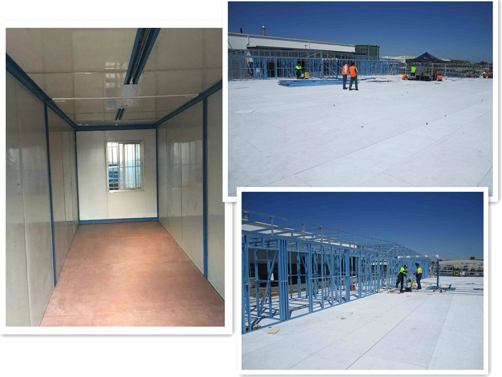 Application for structural bearing loading flooring 