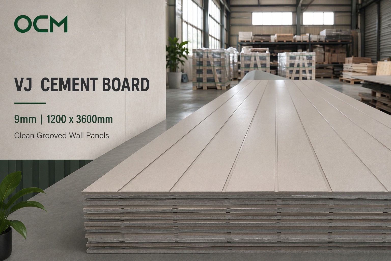 OCM Launches Premium VJ Fibre Cement Panels for Modern Exterior And Interior Cladding Solutions